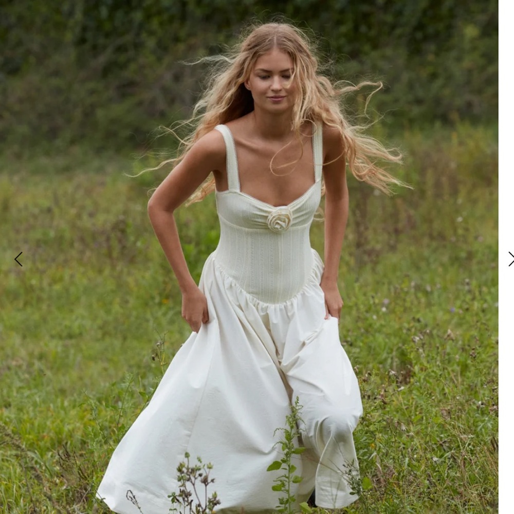 Billie Pointelle Midi Dress